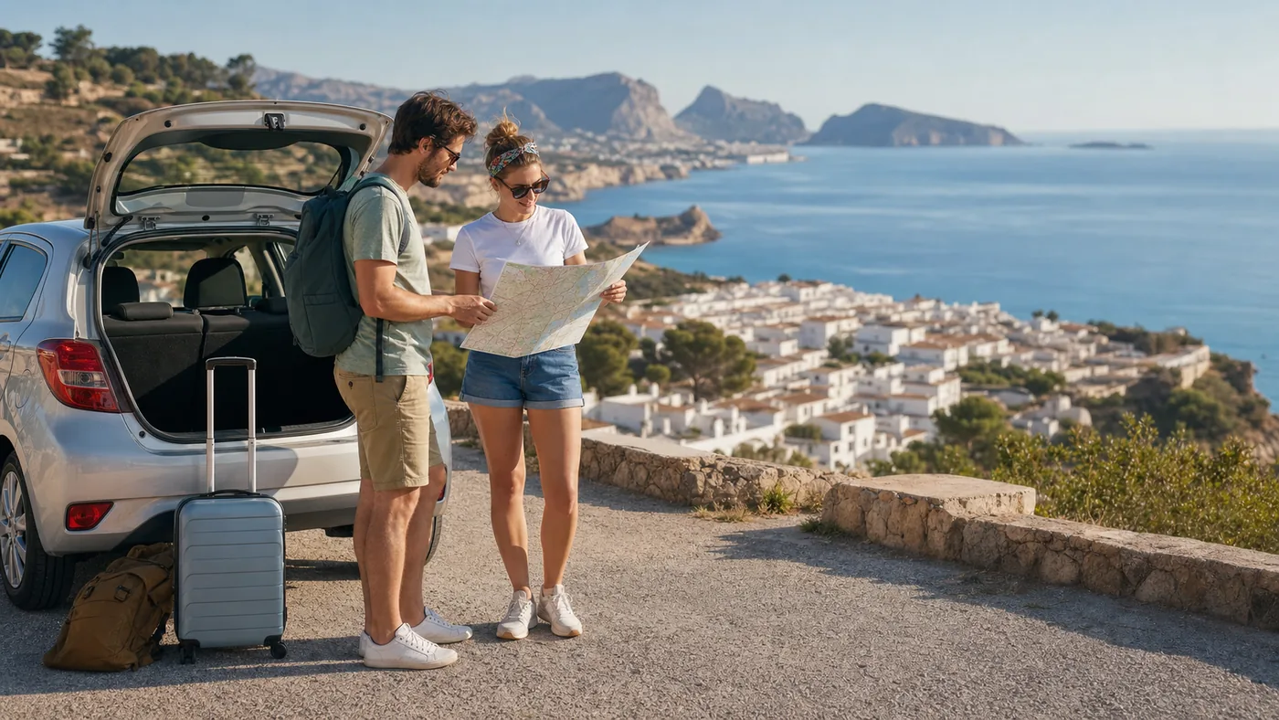 Nederlandse reizigers die met een huurauto een mediterrane kustroute plannen
