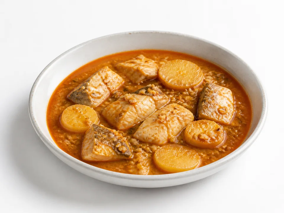 Suquet van vis en aardappel uit Palamós